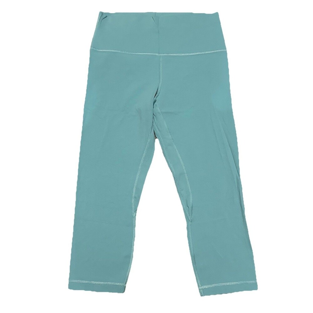 Lululemon Align High-Rise Crop 21" Legging Blue 10 Running Workout Gym Summer